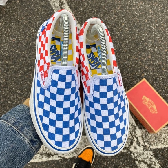 Vans “USA CHECKERED” • Women’s Sz 7 & 7.5 - Picture 3 of 6